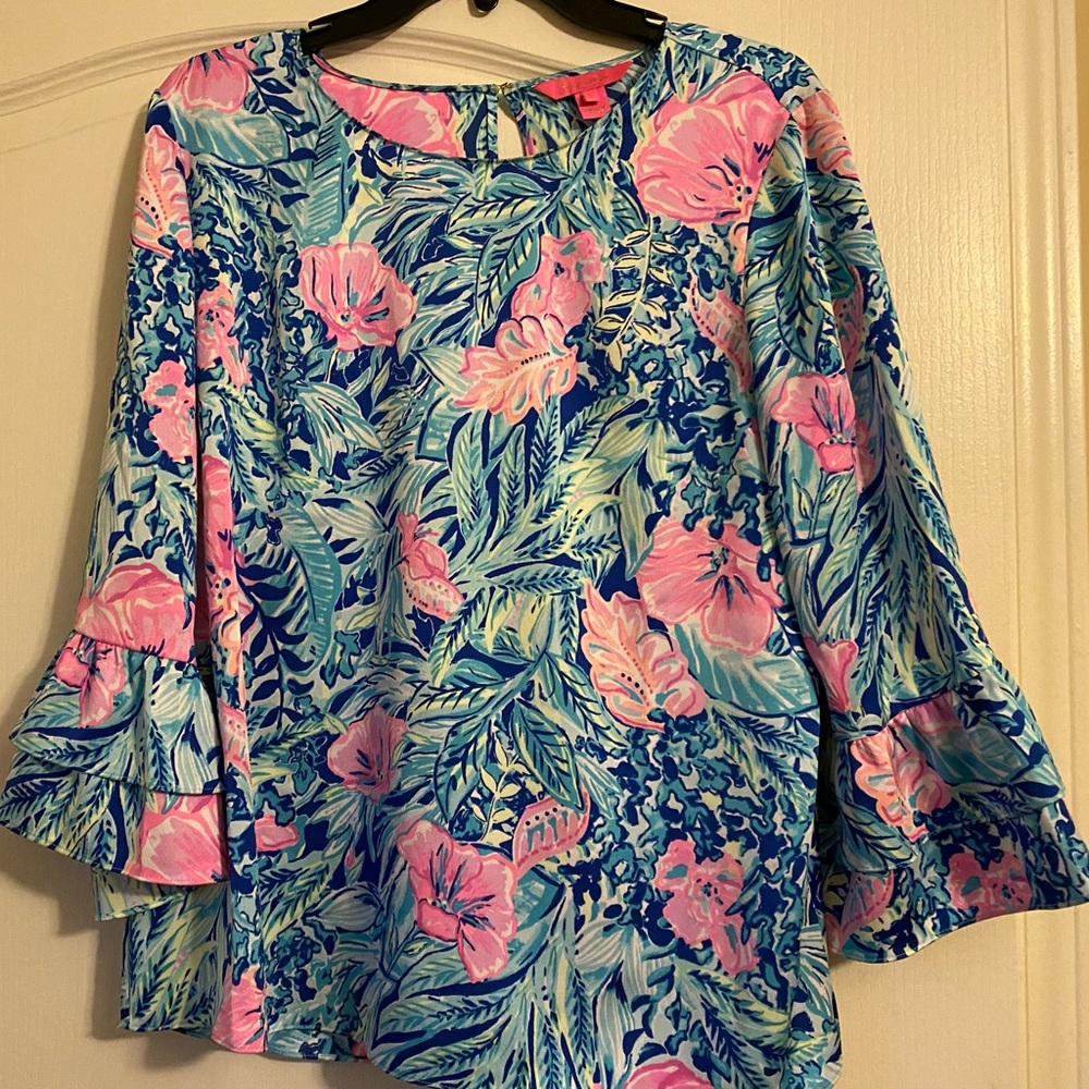 Lily Pulitzer silk blouse